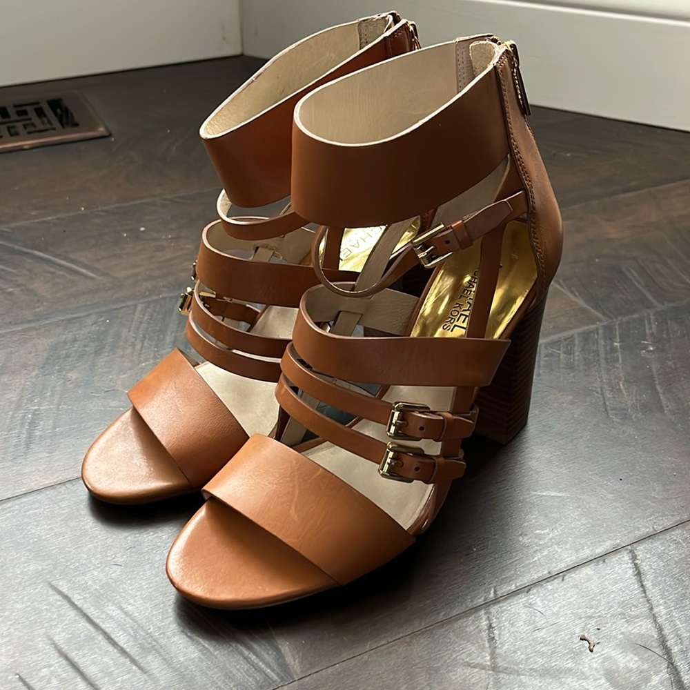 Chunky Brown Michael Kors Heel